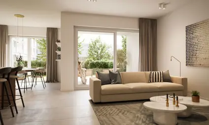 geel station interieur zetel groen