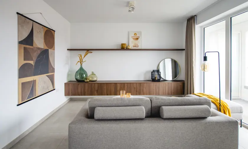 appartementen assistentie interieur leefruimte