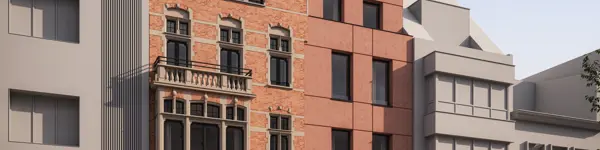 appartement exterieur voorgevel