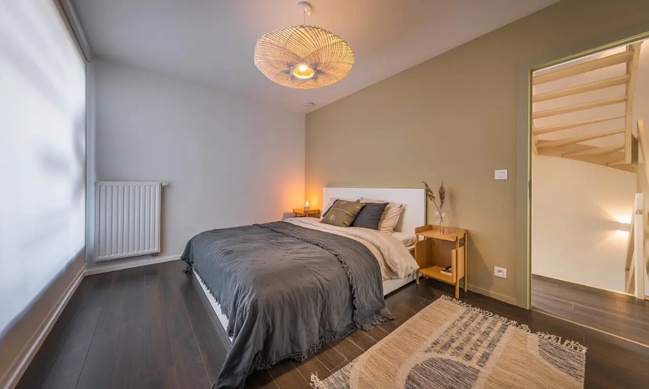 Boechout Zuiderdal slaapkamer interieur veel licht