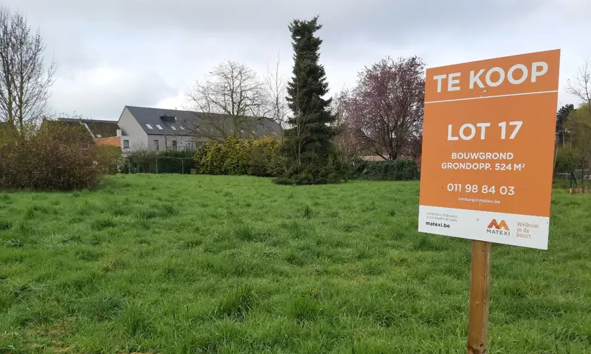Open bouwgrond lot 17 te koop