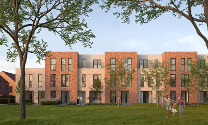 Wijnegem Ertbrugge woningen in het groen