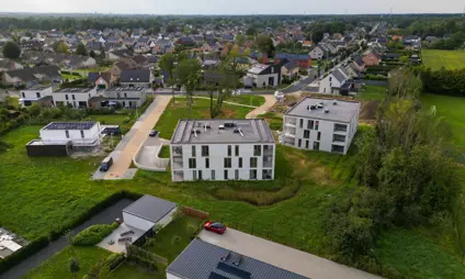 Luchtbeeld appartementen.