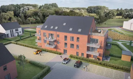 Appartements à vendre à Ath - Les Jardins de Roselle - Arrière appartements