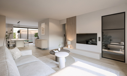 PELT - Interieurrender woning in Willem 2 straat