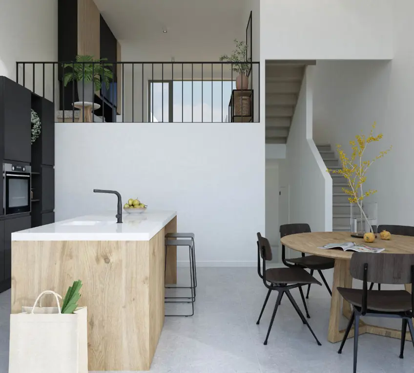 deurne eksterlaer Spacious and bright interiors with contemporary amenities