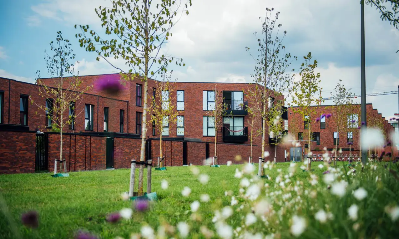 Buitenaanzicht appartementen