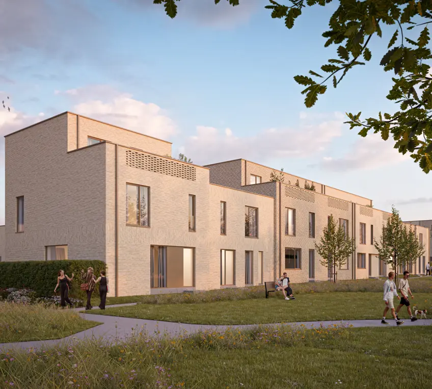 Exterieur van woningen Aalst Botermelk
