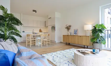 kijkappartement interieur leefruimte