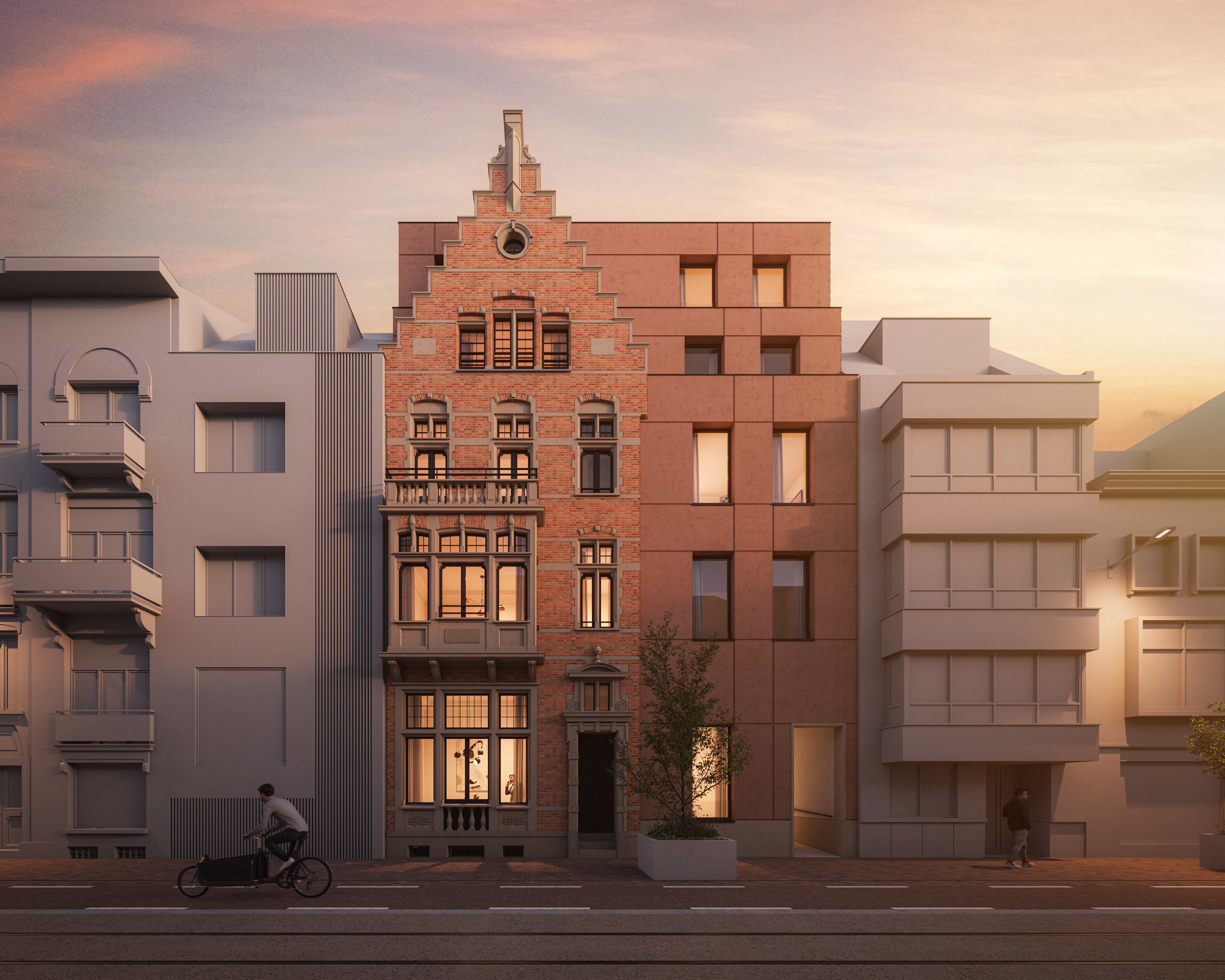 appartement exterieur voorgevel