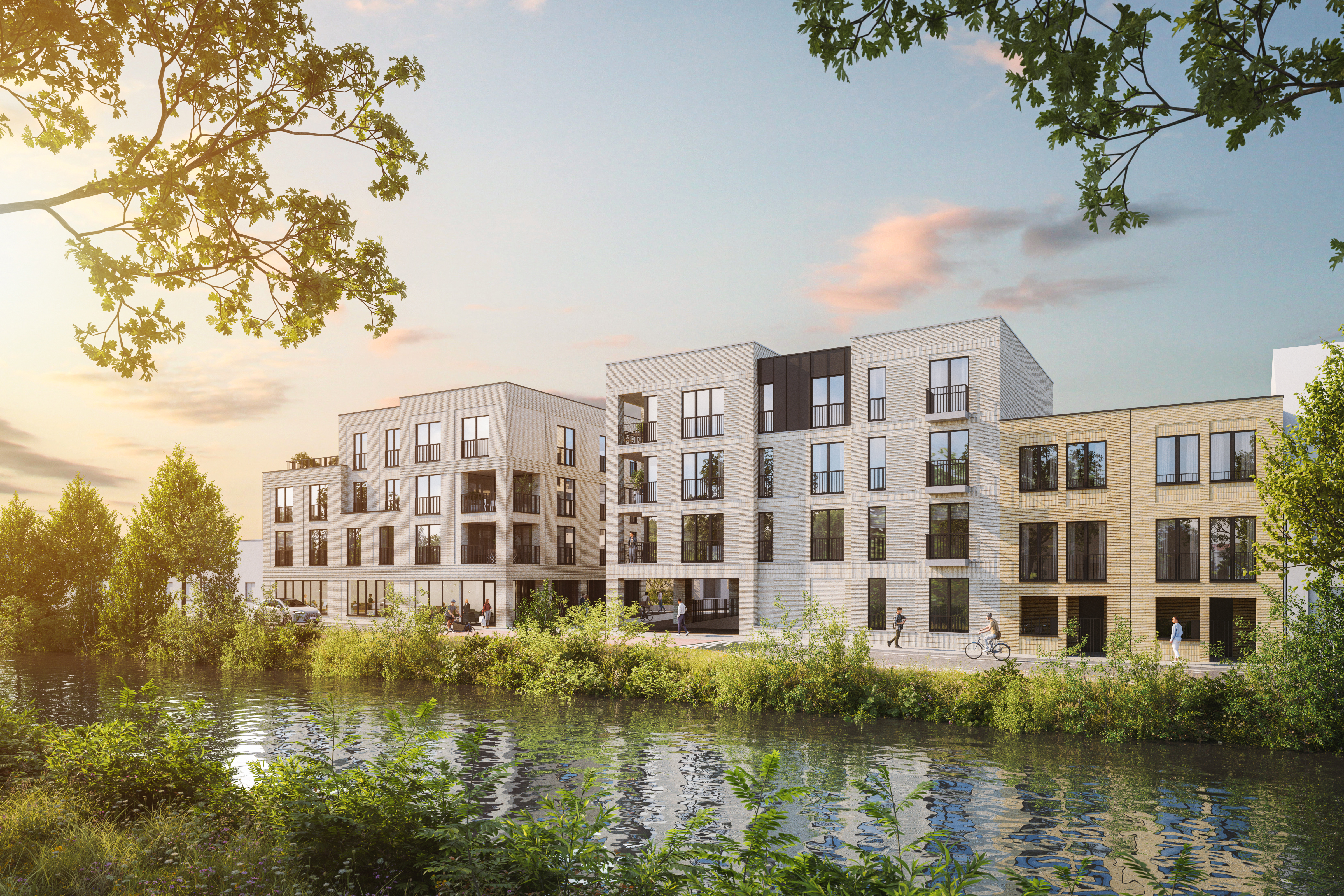 exterieur appartementen voorgevel