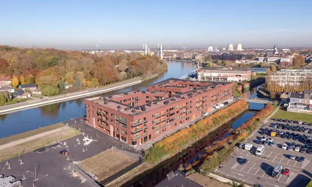 Luchtfoto van 4 Fonteinen