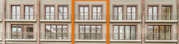 Huis te koop Tienen Dony gesloten bebouwing met tuin