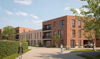 Wijnegem Ertbrugge woningen in het groen