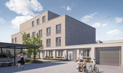 geel station zijaanzicht villa spoorbloem