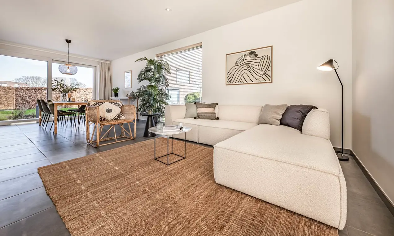 Boechout Zuiderdal living eettafel keuken Modern en comfortabel interieur met veel natuurlijk licht