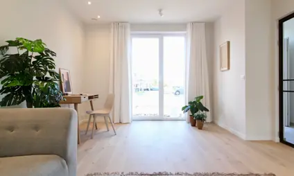 huis interieur woonkamer bureau