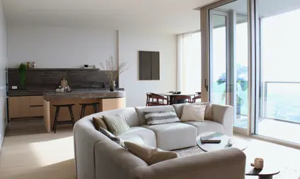 antwerp tower serenity viewing apartment serenity in the living room, dining room, and kitchen