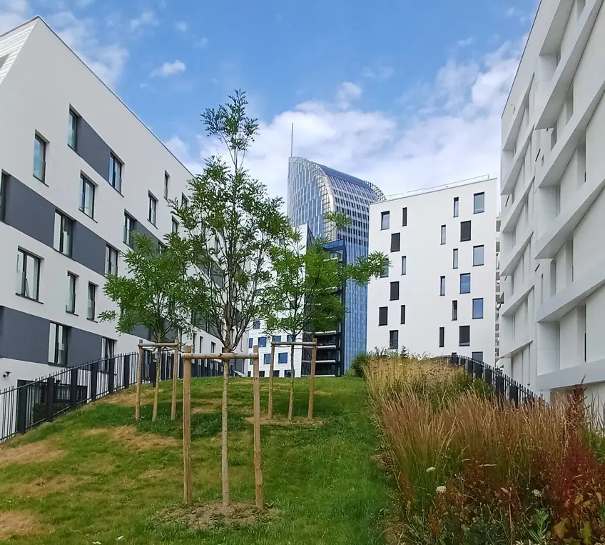 Appartements à vendre à Liège - Paradis Express - Vue extérieure - Jardins