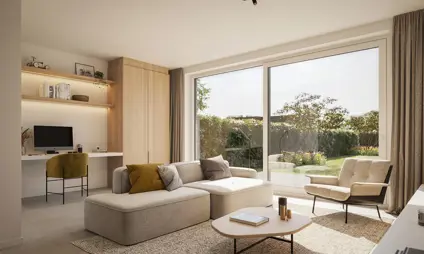 Broechem Kapelstraat gezellig interieur woning uitzicht tuin