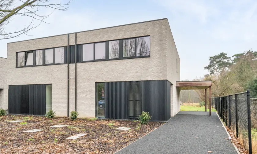 Huis te koop Keerbergen nieuwbouw halfopen bebouwd met tuin