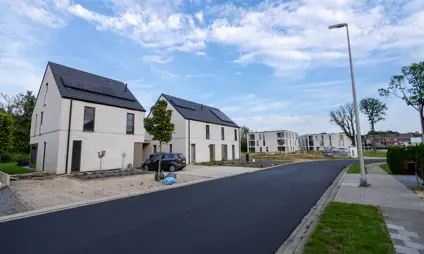 Straatbeeld woningen.