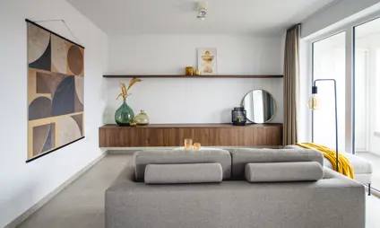 assistentie appartement interieur leefruimte