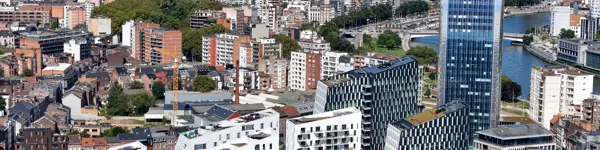 Appartements à vendre à Liège - Paradis Express - Vue aérienne