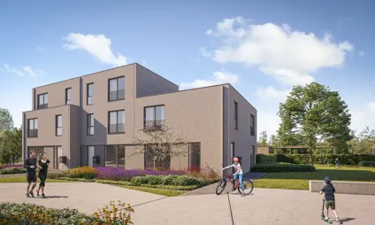 Boechout Zuiderdal Gemeenschappelijke ontmoetingsruimte met speelvoorzieningen voor kinderen