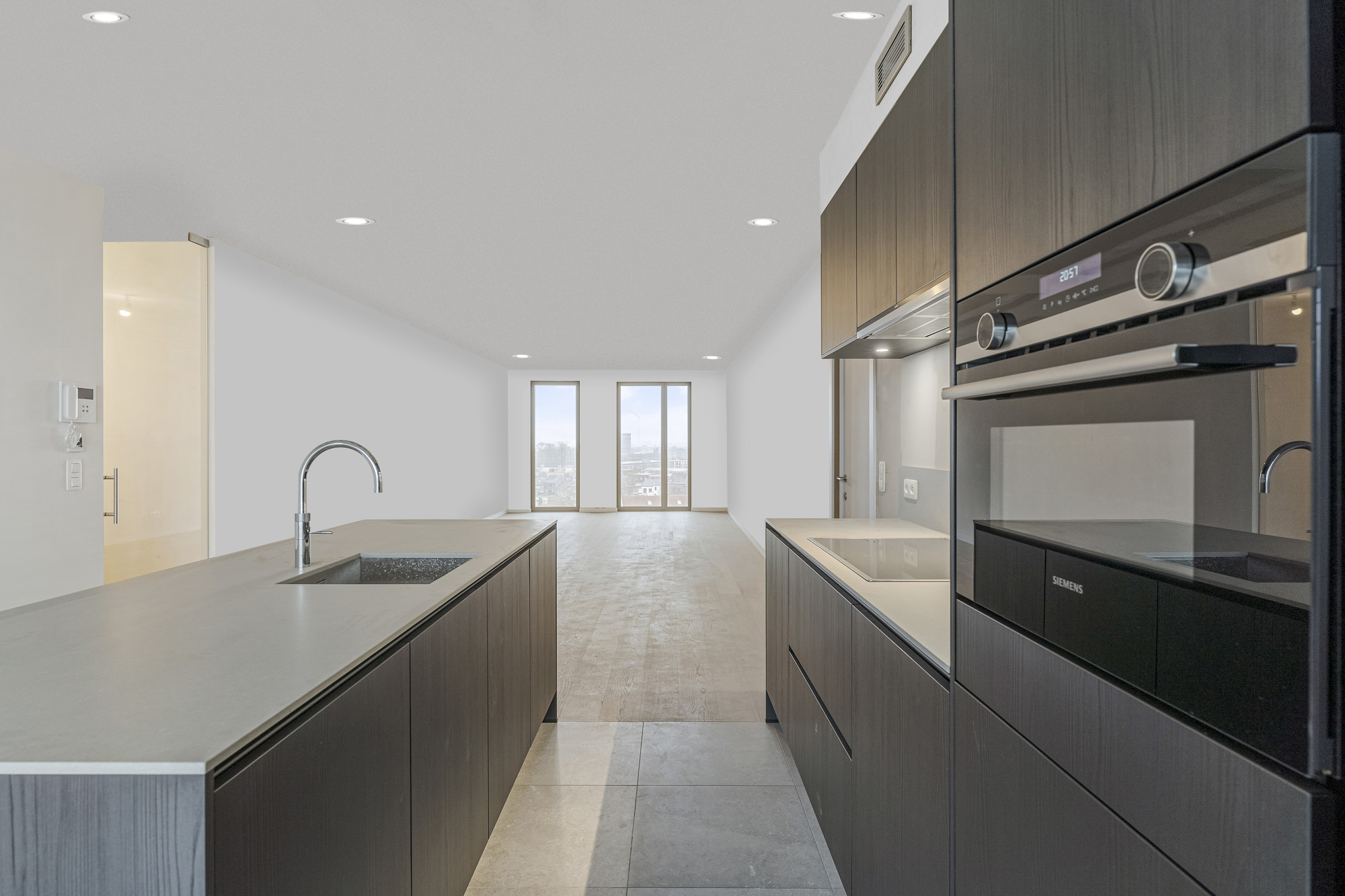 Penthouse Quartier Bleu Hasselt, 2 slaapkamers en terras - foto keuken