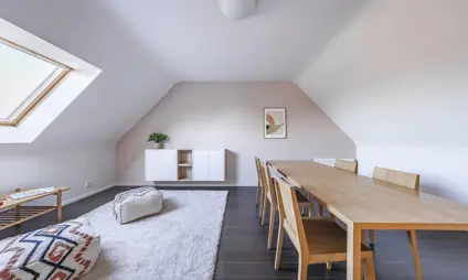 Boechout Zuiderdal zolder interieur veel licht