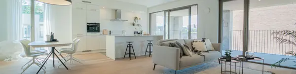 Flat Quartier Bleu Hasselt, 3 bedrooms and terrace - photo living space