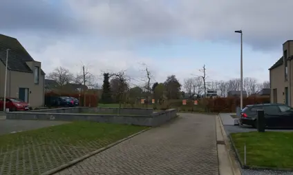 Location of the building plots.