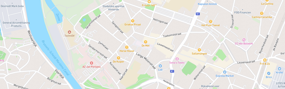 Map P0803 Vilvoorde Grote Markt