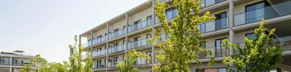 Maison Waterzicht (Vilvoorde) avec 3 chambres, terrasse et petit jardin, photo de l'arrière du bâtiment