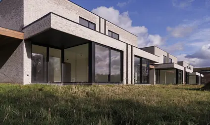 Tuinen van de woningen in Keerbergen Idyle