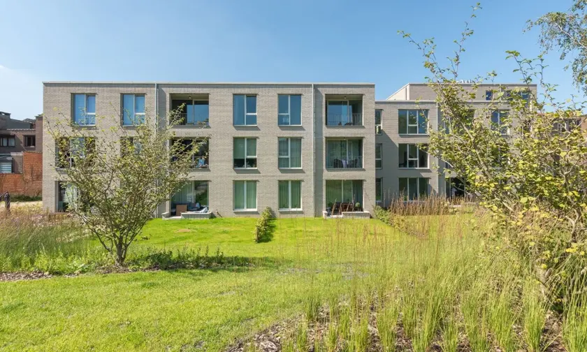 Vooraanzicht appartementen