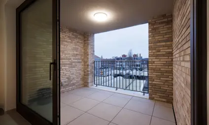 Geel Villa Spoorbloem Kijk Appartement terras