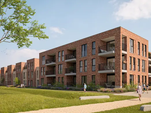 Wijnegem Ertbrugge woningen in het groen
