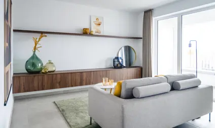 assistentie appartement interieur leefruimte