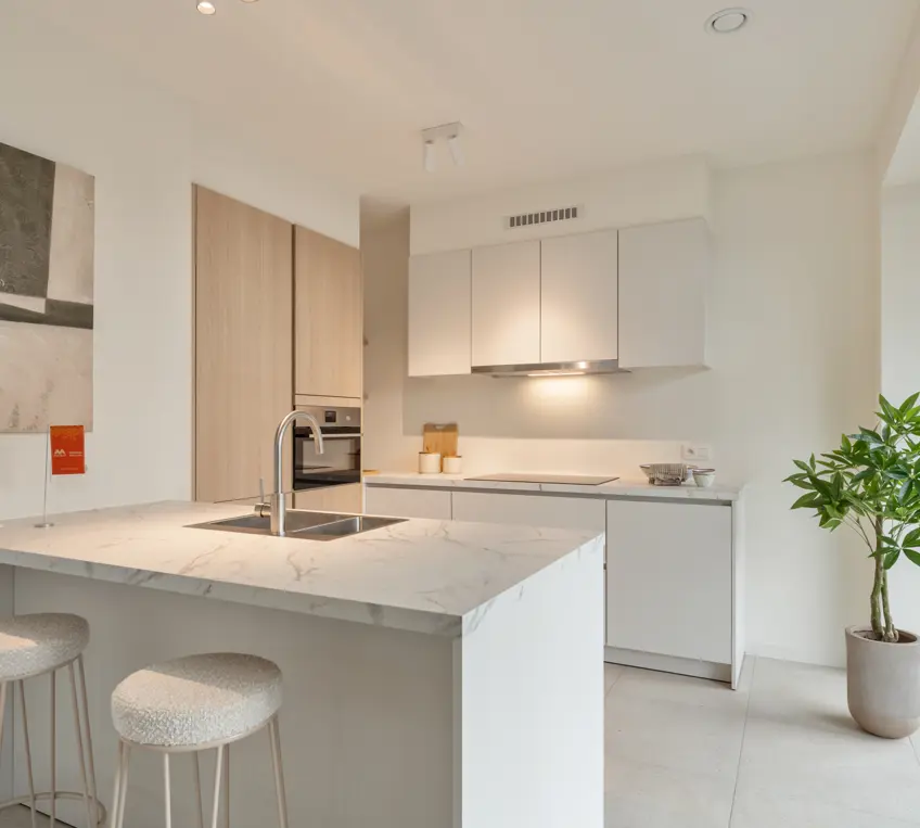 Kijkappartement Genk Bosart_2 slaapkamers_Gelijkvloers_Keuken