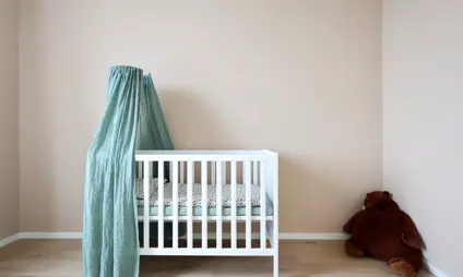 Deurne Eksterlaer Kijkwoning slaapkamer baby