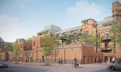 voorgevel appartementen