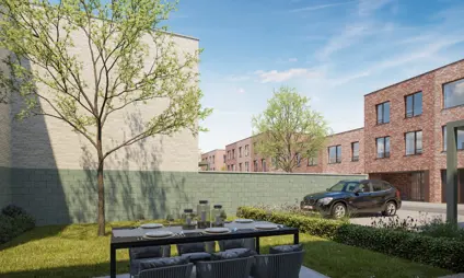 Deurne Eksterlaer Fase6a woning patiowoning huis tuin terras tuintafel