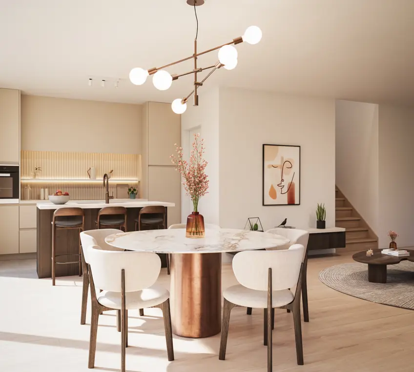woning interieur leefruimte keuken