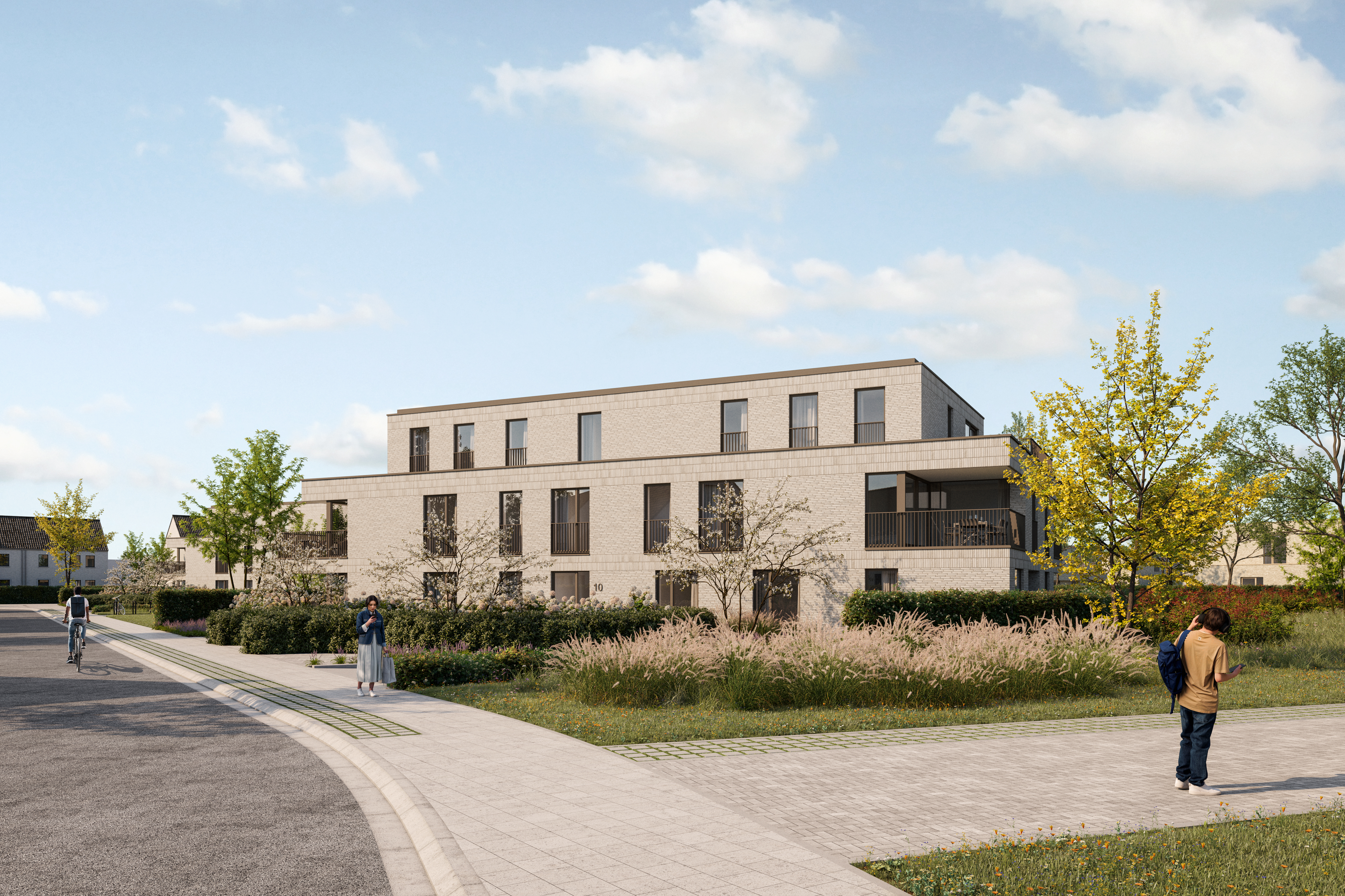 appartementen exterieur voorgevel