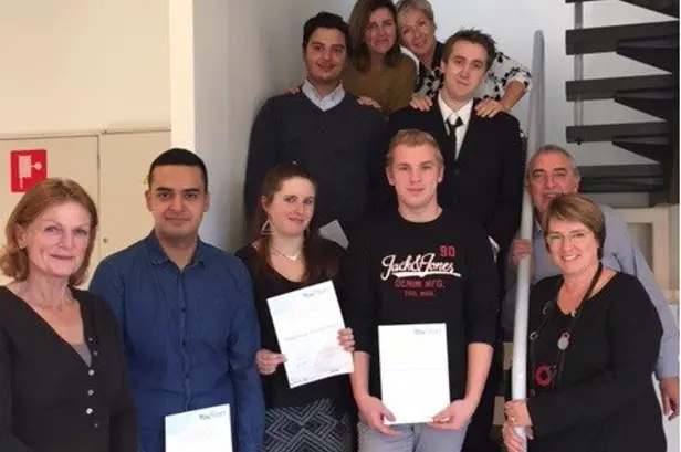 Groepsfoto van Youth Start