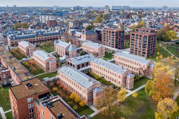 Luchtfoto van Antwerpen Groen Kwartier