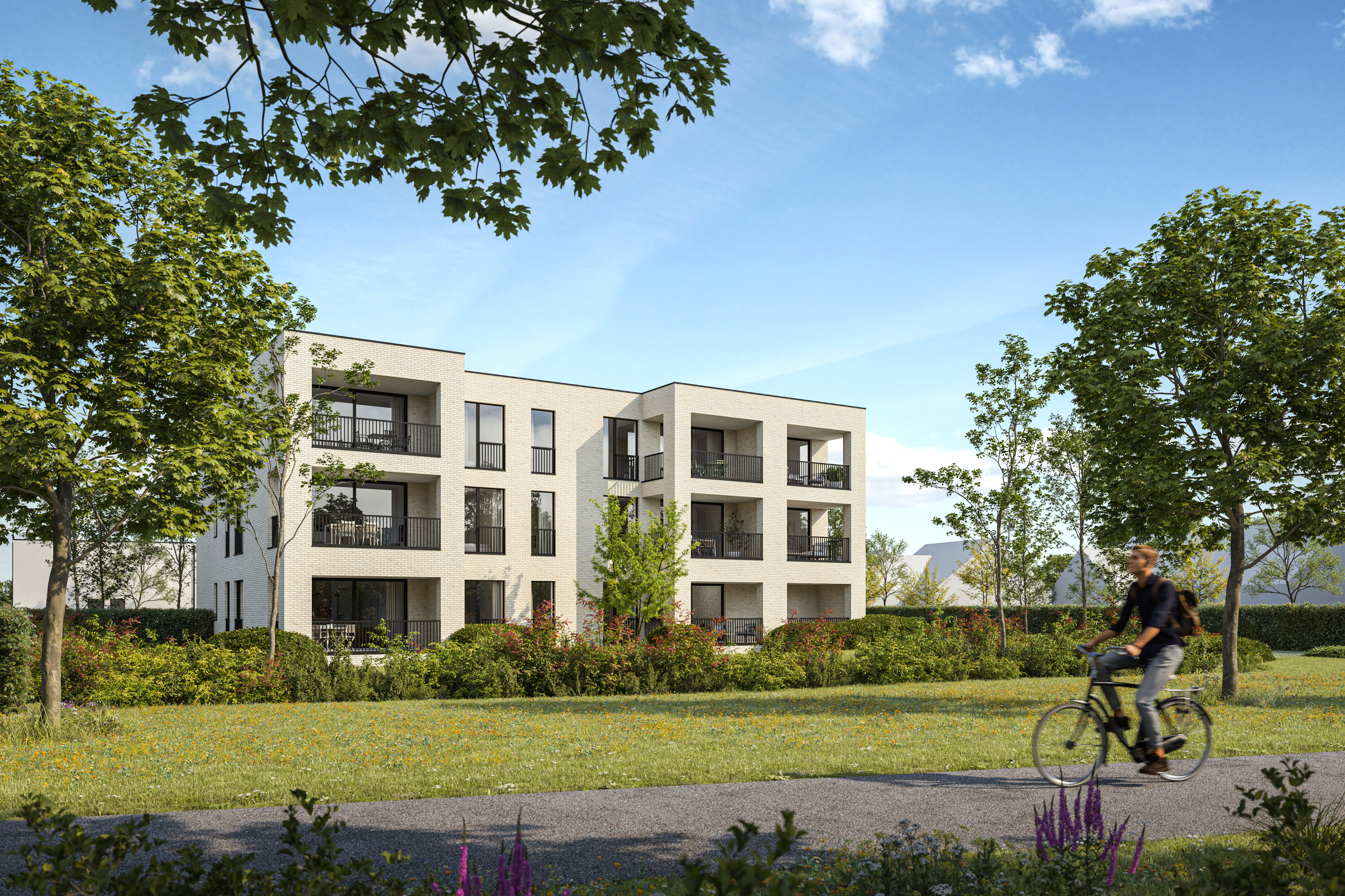 appartementen exterieur voorgevel