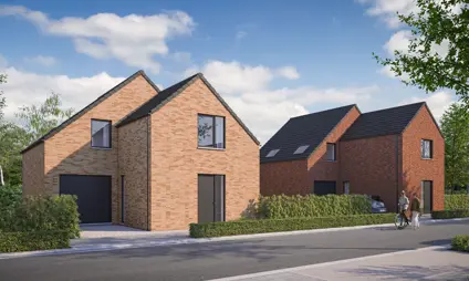 voorgevel huis exterieur hedendaags
